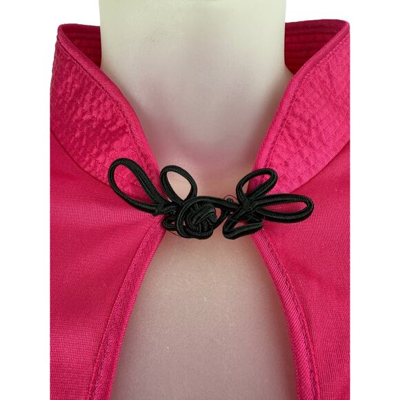 1960's JILL ANDREA NEW YORK hot pink toggle button babydoll - Picture 6 of 10
